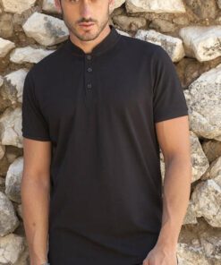 Polo uomo collo coreano