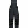 Workwear Pants With Bib Solid