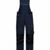Workwear Pants With Bib Solid