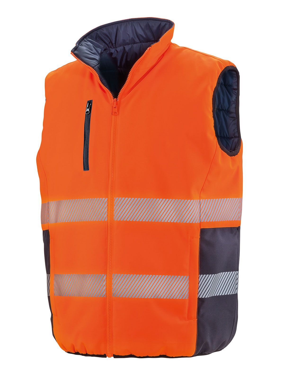 Reversible Soft Padded Safety Gilet