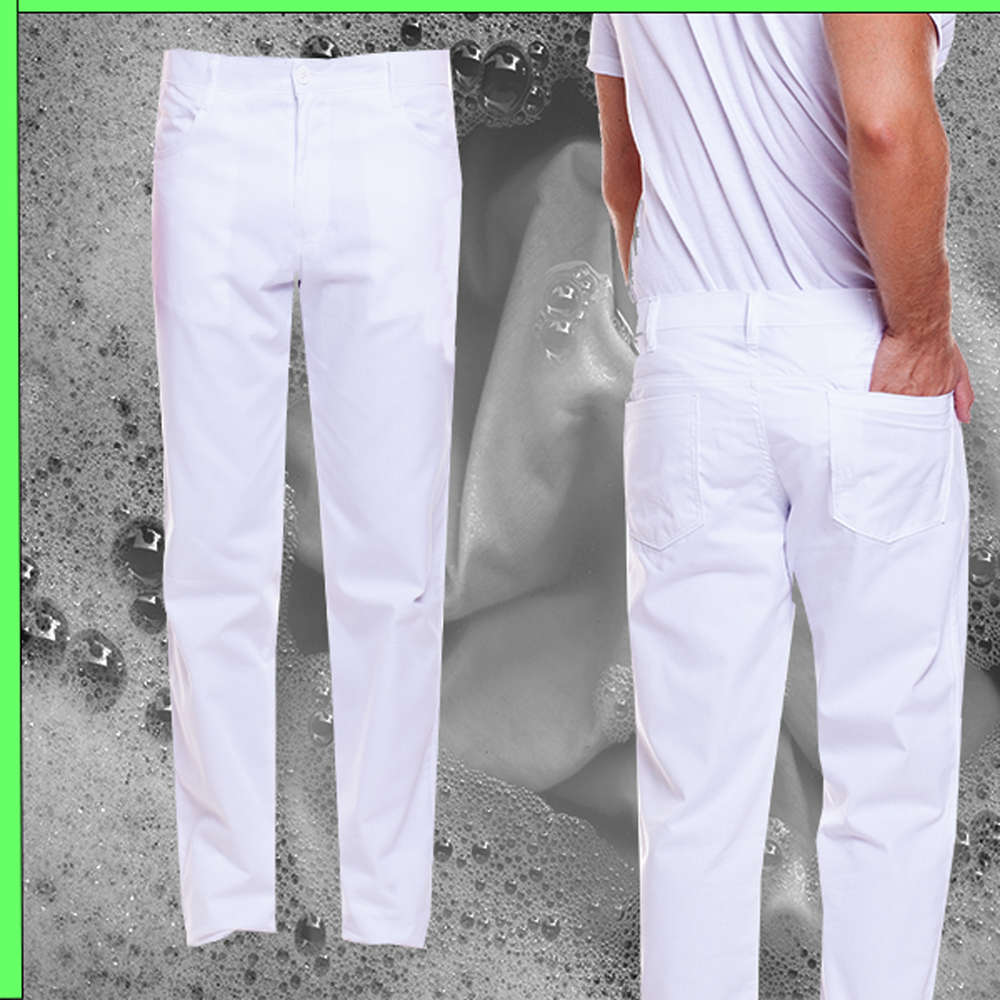 Cotton Man Trousers With Buttons