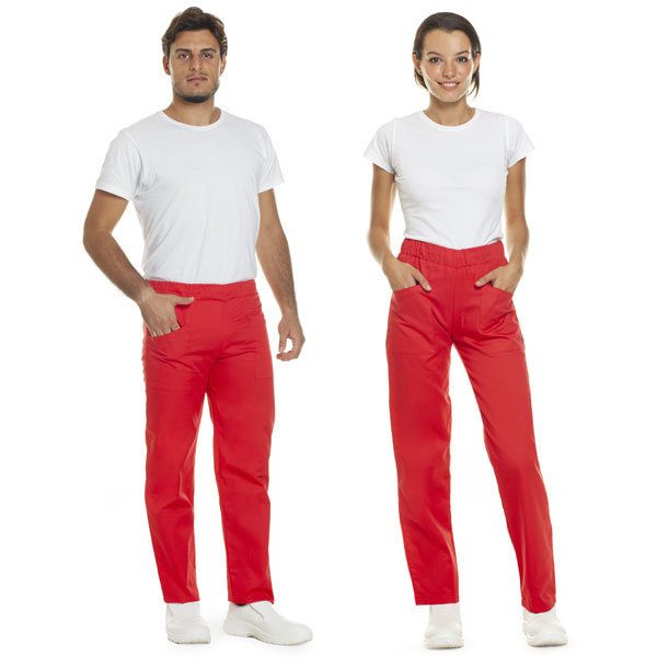 Cotton Unisex Trousers With Lateral Pockets