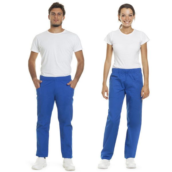 Cotton Unisex Trousers With Lateral Pockets