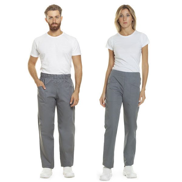 Cotton Unisex Trousers With Lateral Pockets