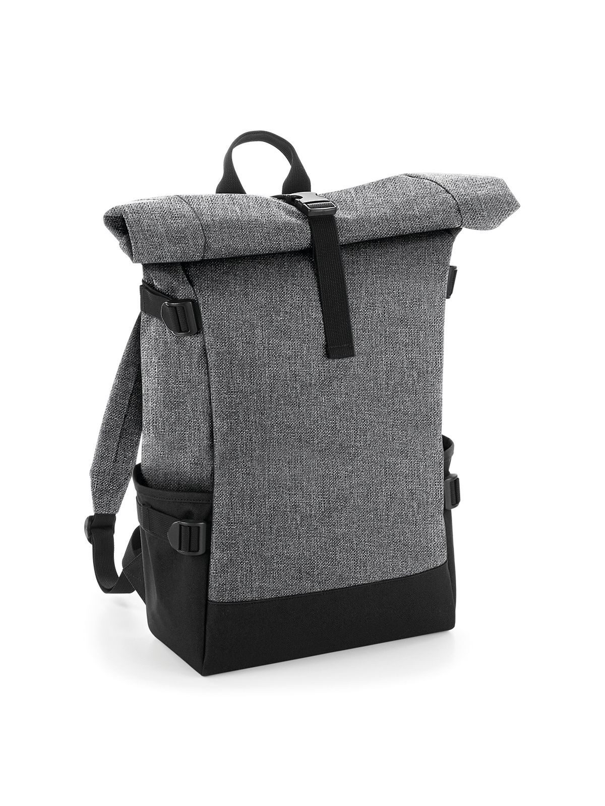 Block Roll-Top Backpack