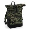 Block Roll-Top Backpack