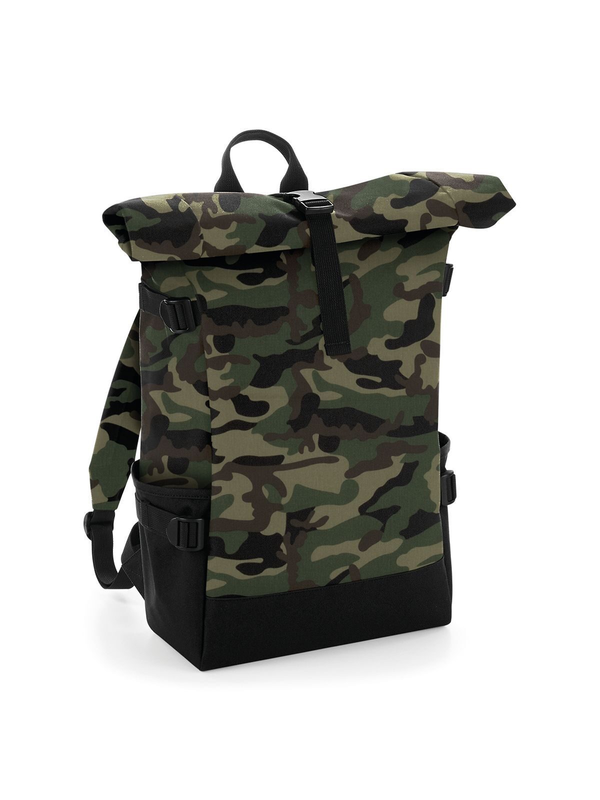 Block Roll-Top Backpack