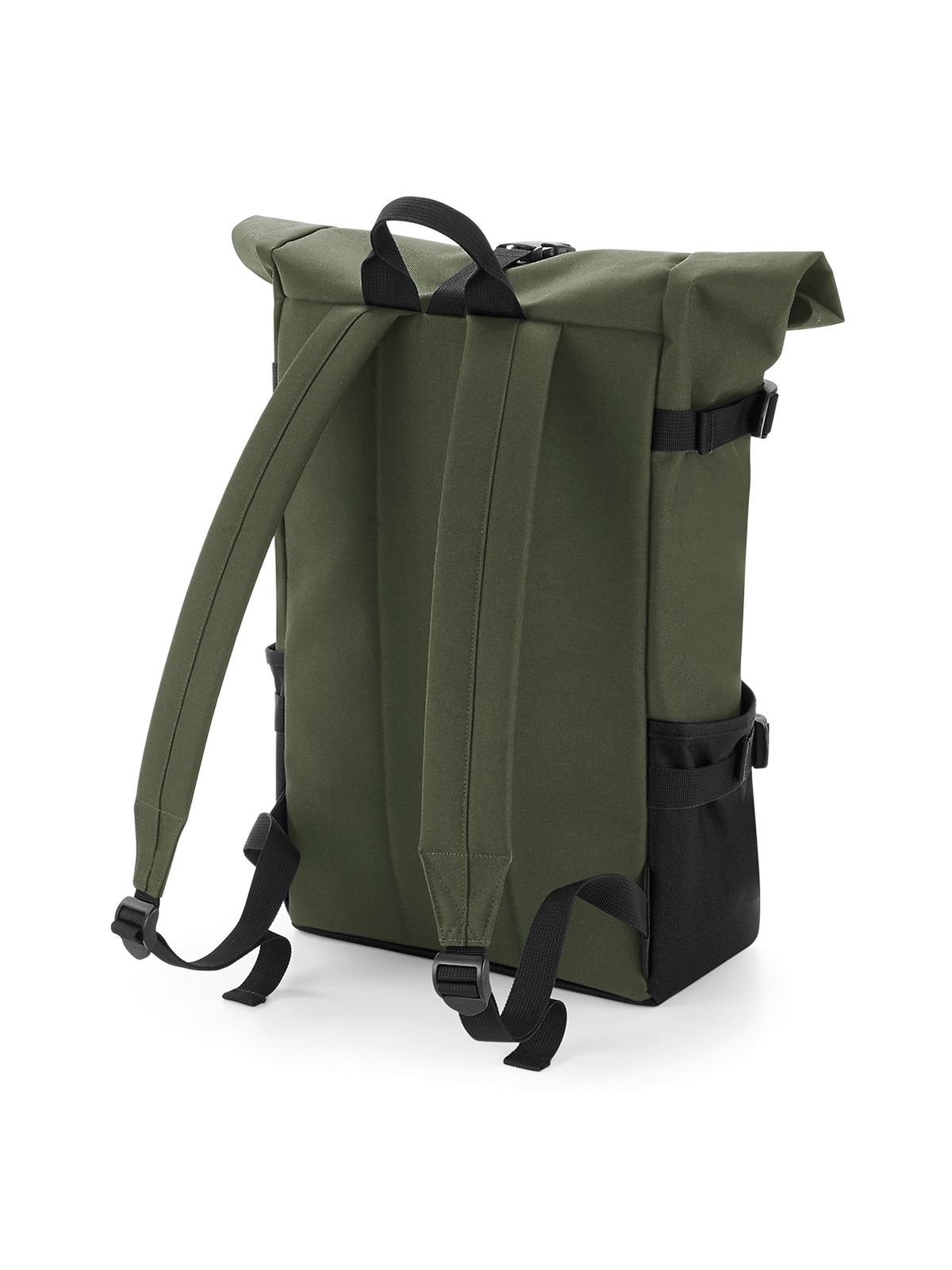 Block Roll-Top Backpack
