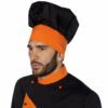 Black Unisex Chef Cap