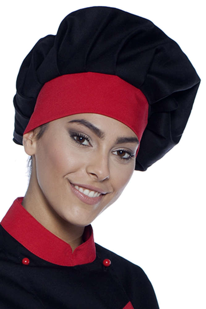 Black Unisex Chef Cap