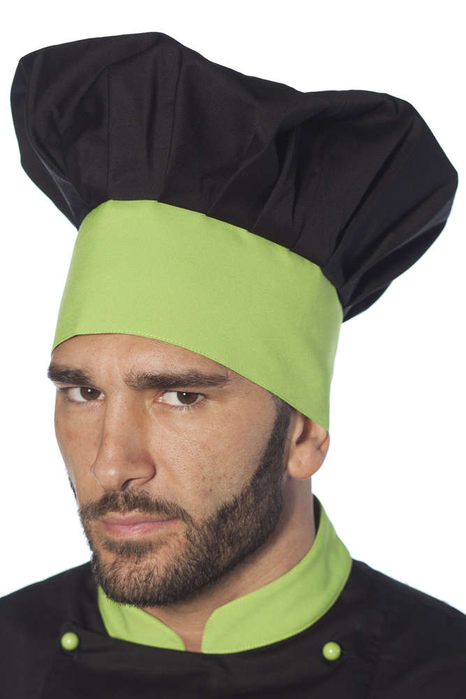 Black Unisex Chef Cap